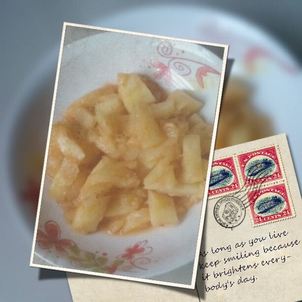 简单黄梨菜肴