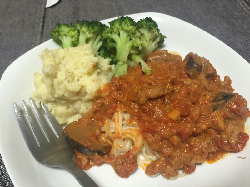 ❤平底鍋料理❤濃濃番茄香超好味肉醬義麵
