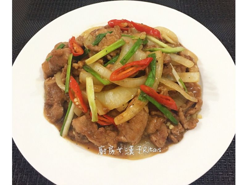 蔥爆里脊肉