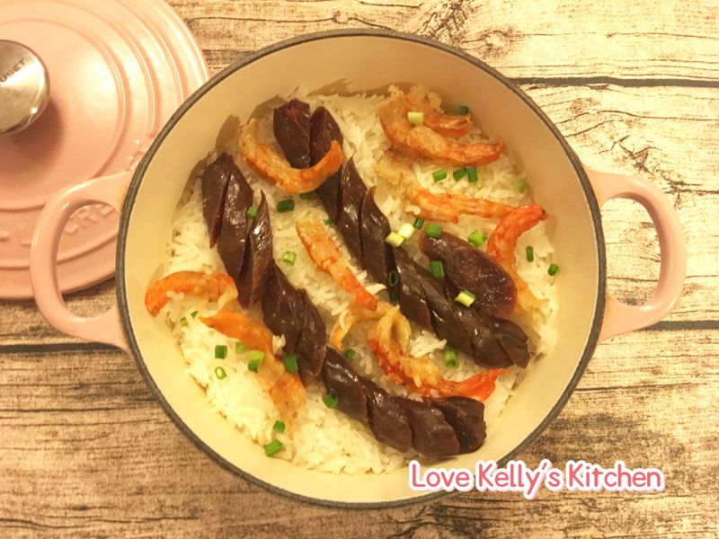 蝦干臘腸煲仔飯