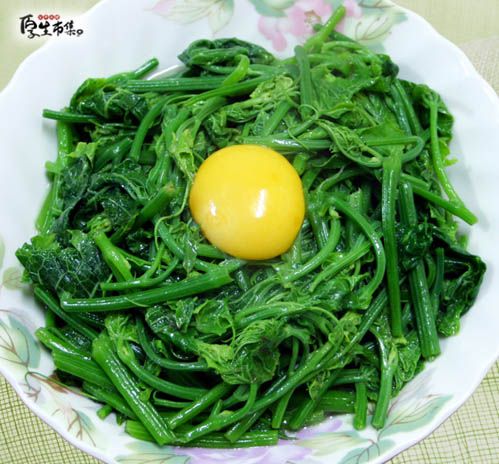 【厚生廚房】月見龍鬚菜