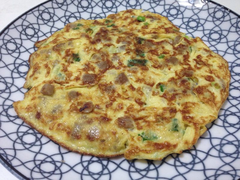 蔥花菜脯蛋