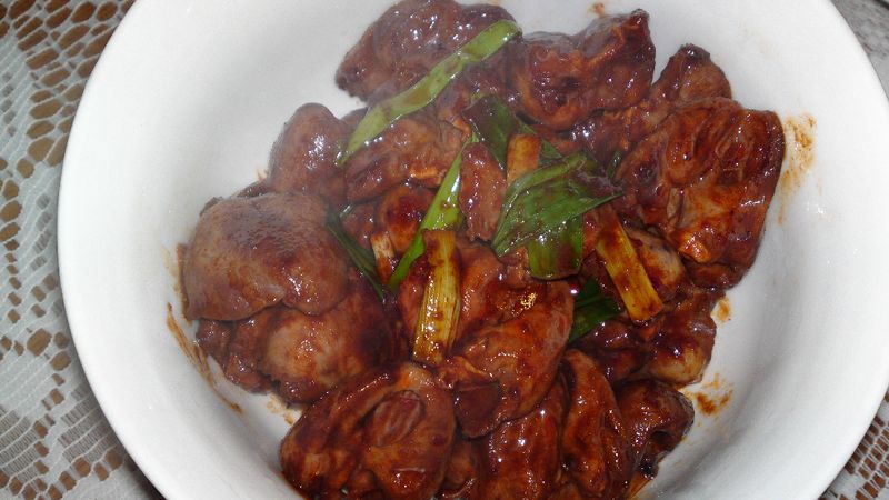 辣味雞心