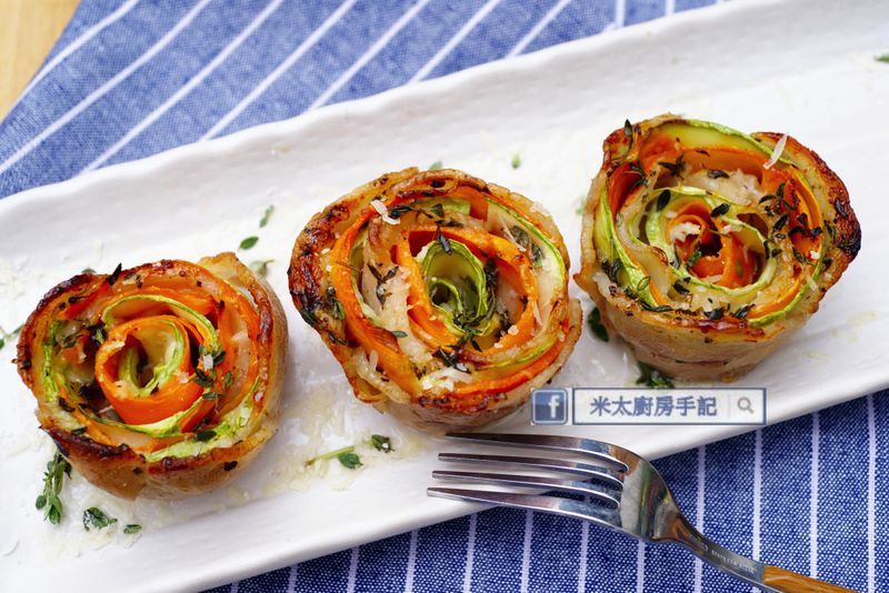 起司豚肉蔬菜卷