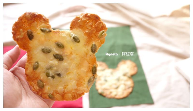 [阿妮塔♥sweet] 簡單變可愛‧米老鼠造型杏仁瓦片。