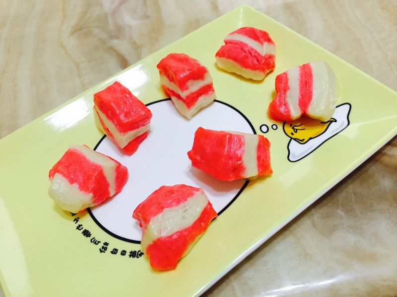 寶寶副食品❤️偽裝五花肉的草莓饅頭