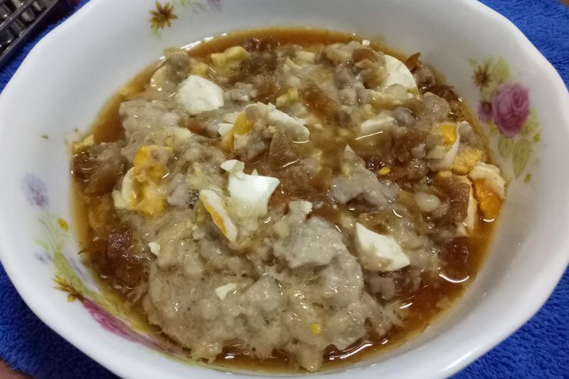 鹹蛋蔭瓜蒸肉