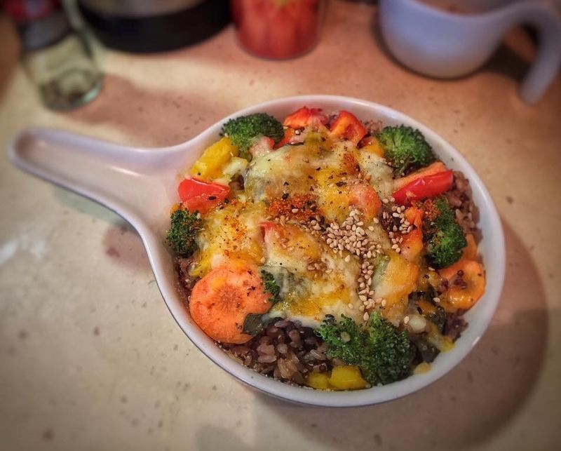 素烤彩蔬藜麥飯
