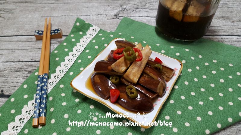 韓式醃茄子가지장아찌