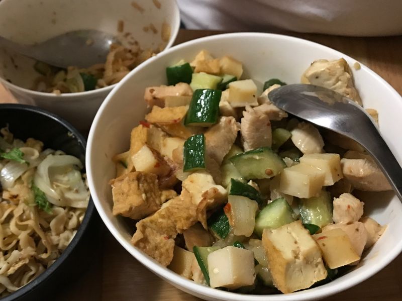豆腐乳雞丁總匯