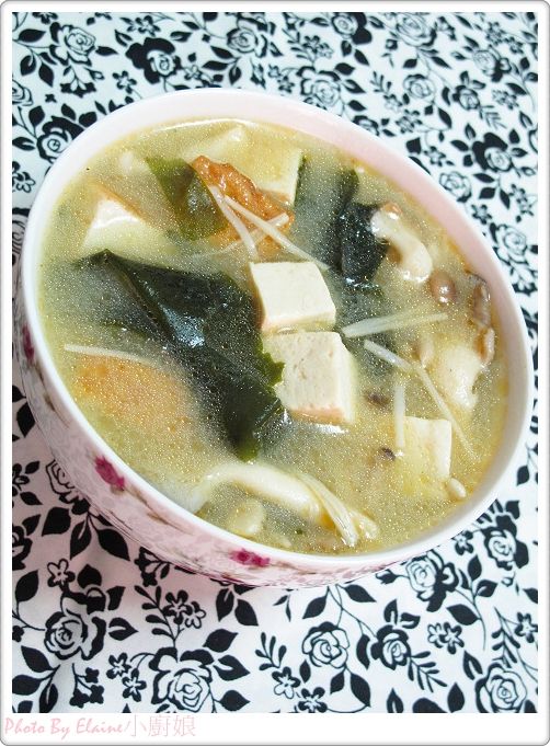 野菇味噌湯
