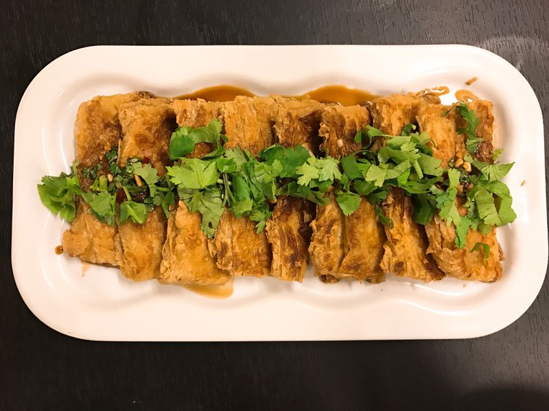 香煎豆包