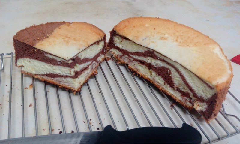 【新手食譜】斑馬戚風蛋糕