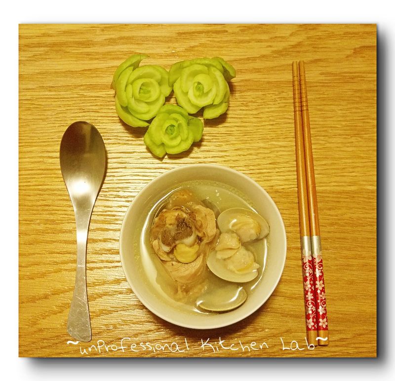 大蒜蛤蜊雞湯