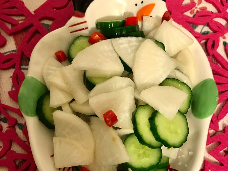 應景料理糖醋黃瓜蘿蔔