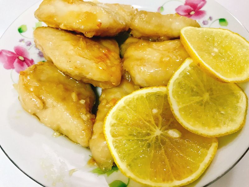橙汁魚排~給不愛吃跟聞魚欸人