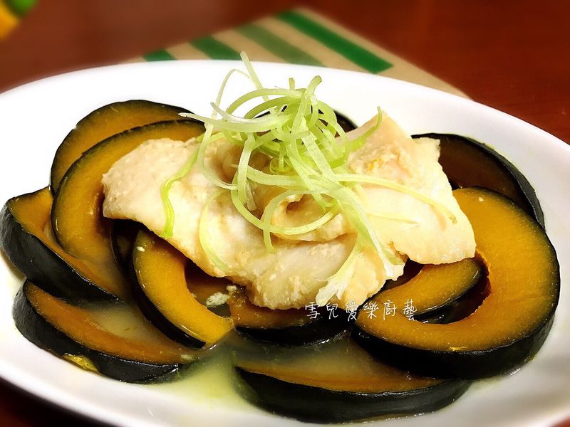 鹽麴魚蒸栗子南瓜