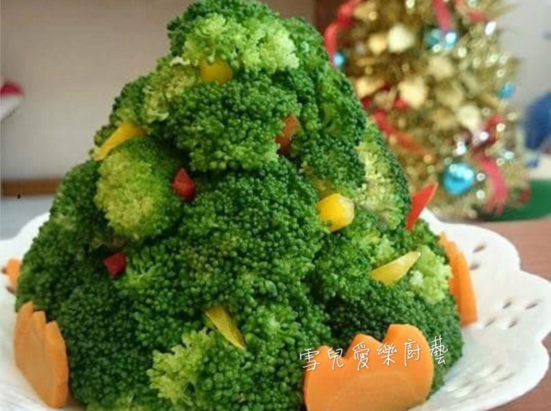 綠花椰聖誕樹