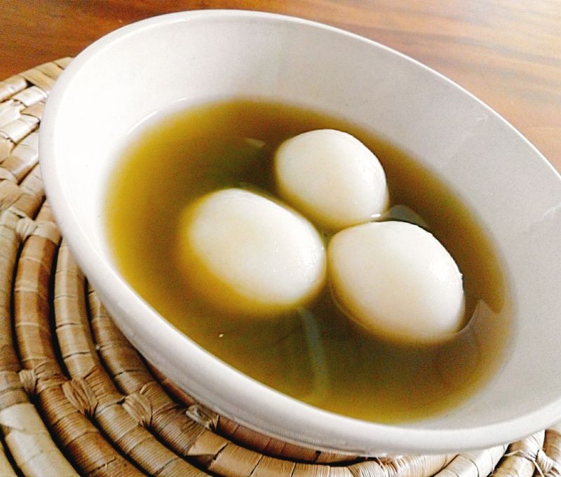 抹茶湯圓(元宵)一無油,天然無負擔