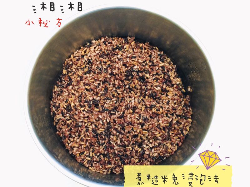 免浸泡糙米煮法/懶人小秘方
