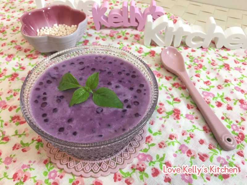 紫薯椰汁燕麥西米露