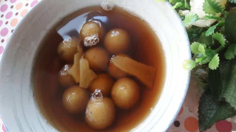 冬至圓吃湯圓 ~ 黑糖薑香烤蕃薯圓子