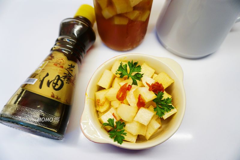 麻油醃蘿蔔~【福壽純芝麻油玩料理】