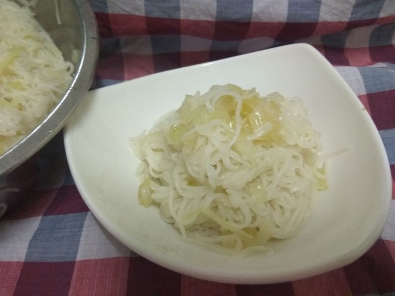 十分鐘早餐─葱油拌麵線