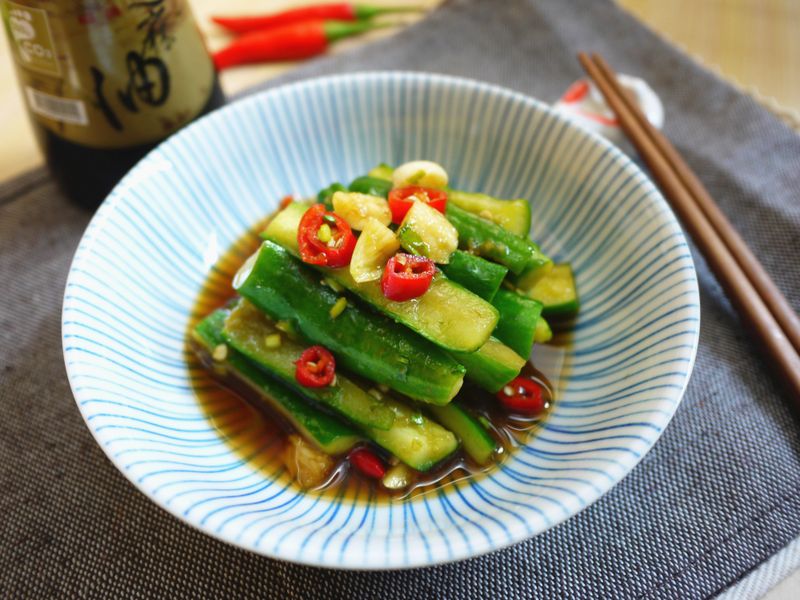 蒜拌小黃瓜【福壽純芝麻油玩料理】