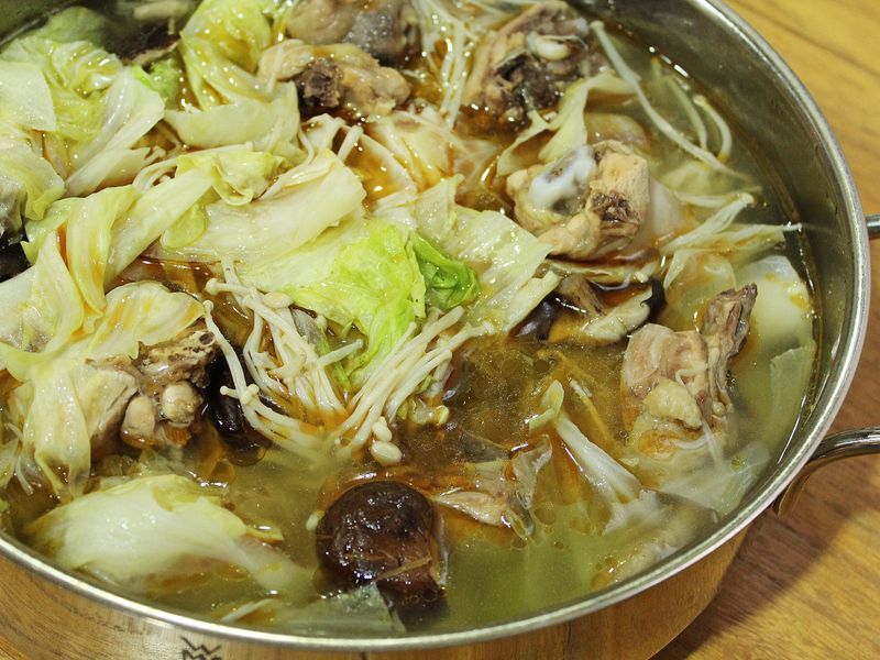 麻油香菇雞湯