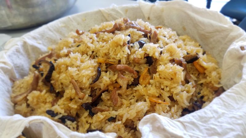 蒸籠油飯