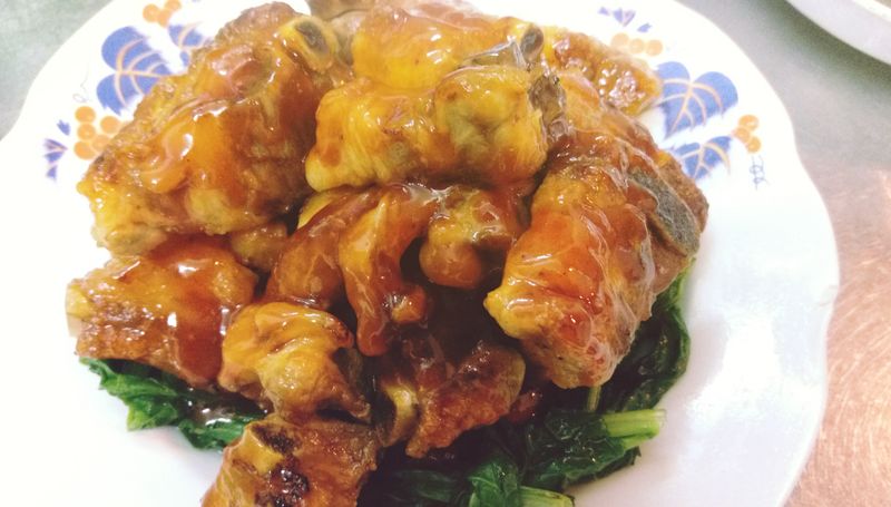 不用油的糖醋排骨