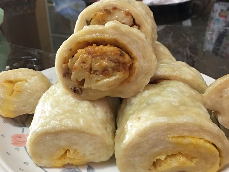 堅果起司肉鬆豆漿饅頭