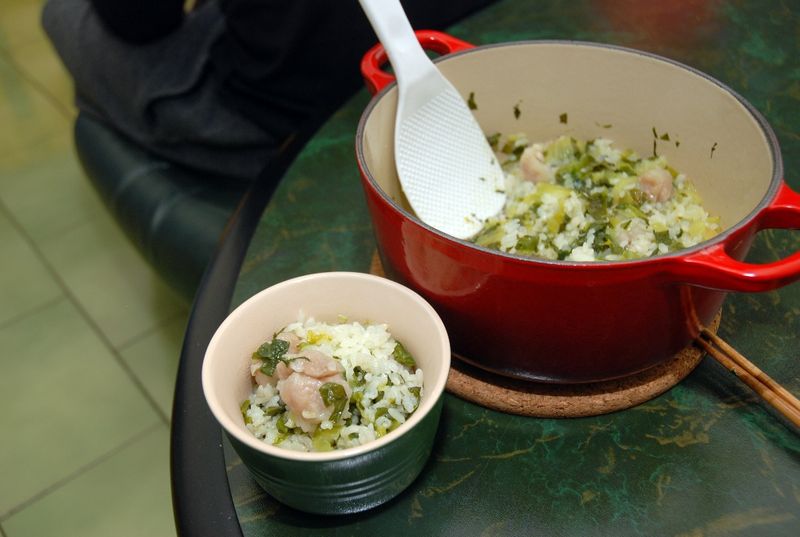 魚餃菜飯