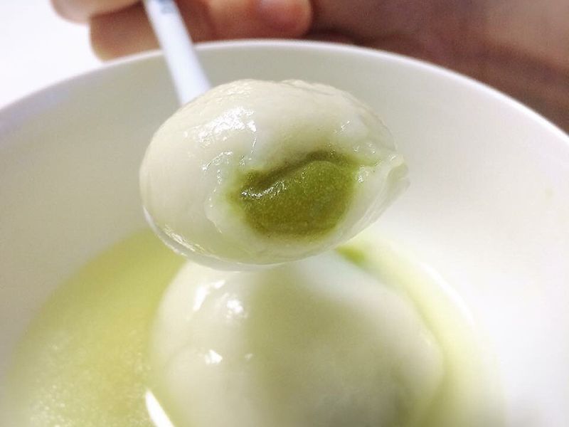 流沙抹茶湯圓