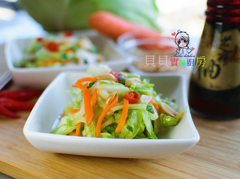 香拌酸辣高麗菜【福壽純芝麻油玩料理】