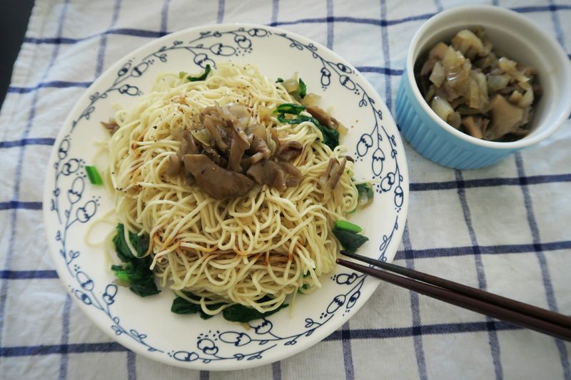 和風洋蔥舞菇醬拌麵【零失敗&素食可】
