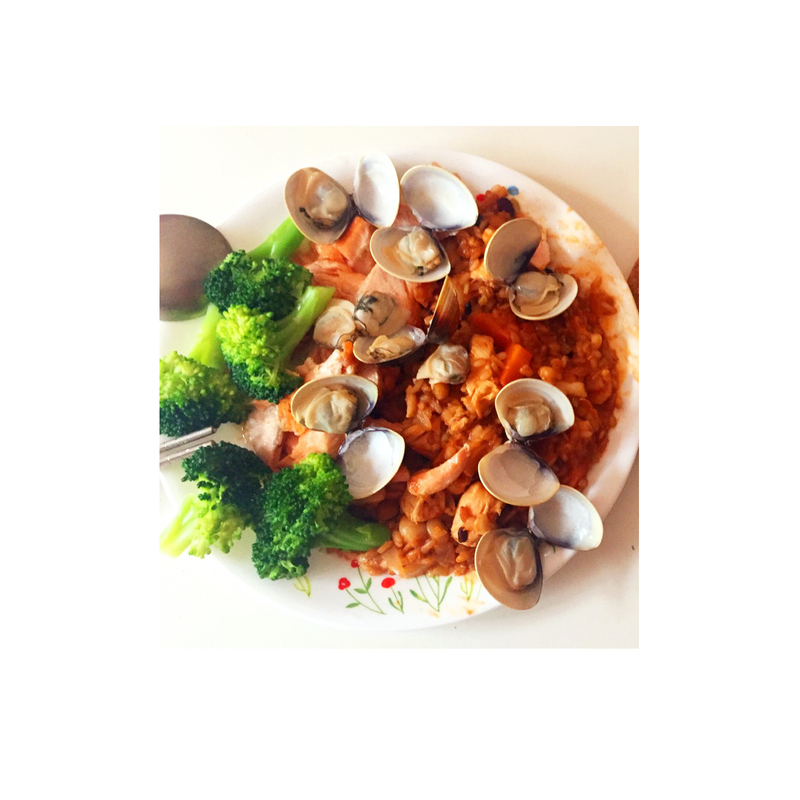 茄汁海鮮燉飯