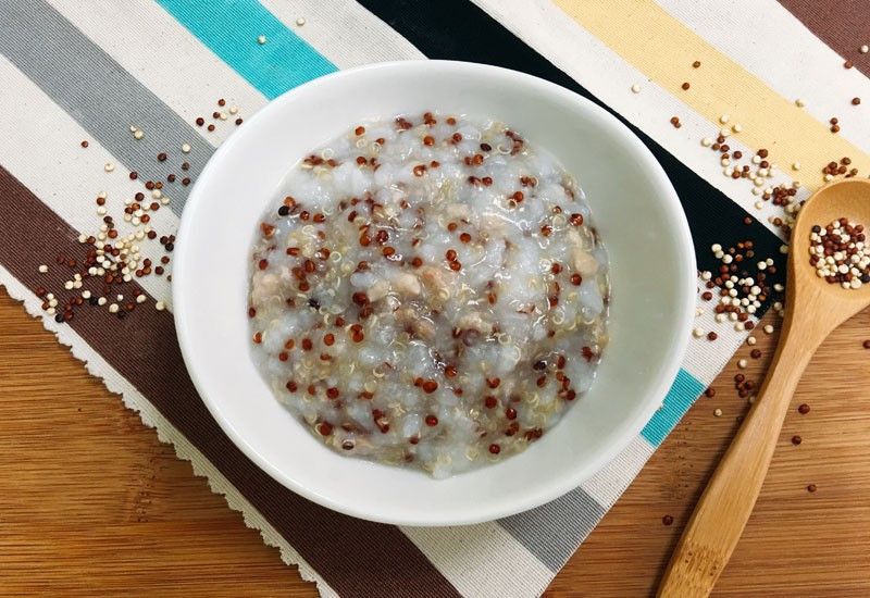 蔬菜藜麥雞肉粥