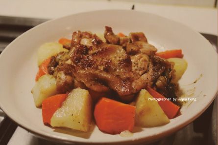 【簡單做菜】香煎雞腿排