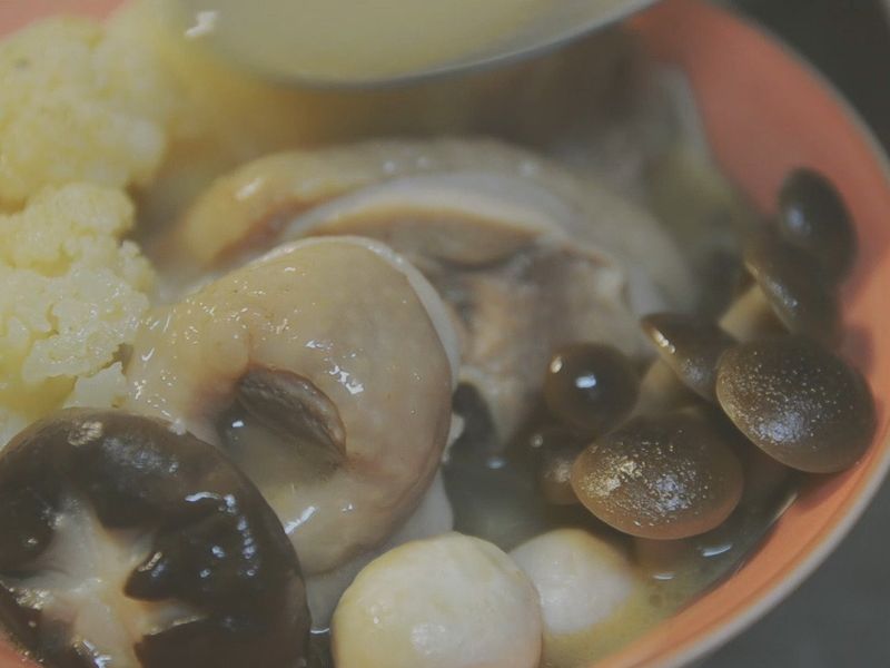 清甜可口 健康蔬食版 麻油雞湯