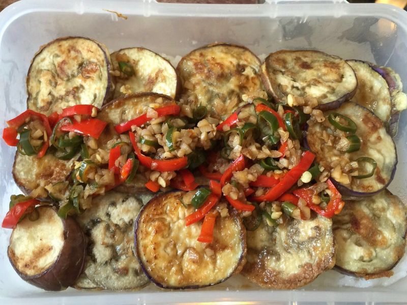 🍆香煎五香茄子便當🍱