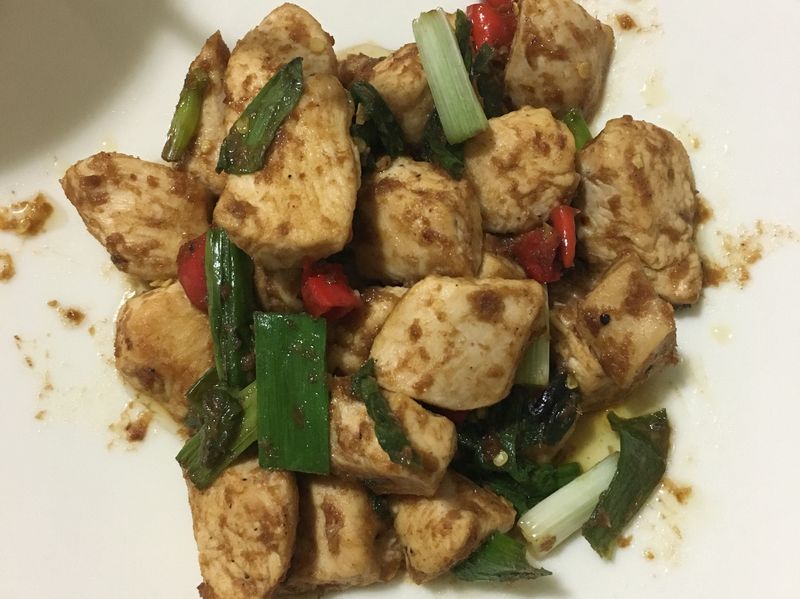 辣炒沙茶雞