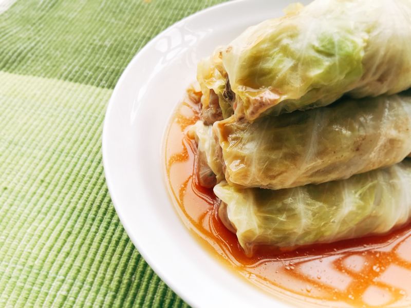 豬肉高麗菜捲