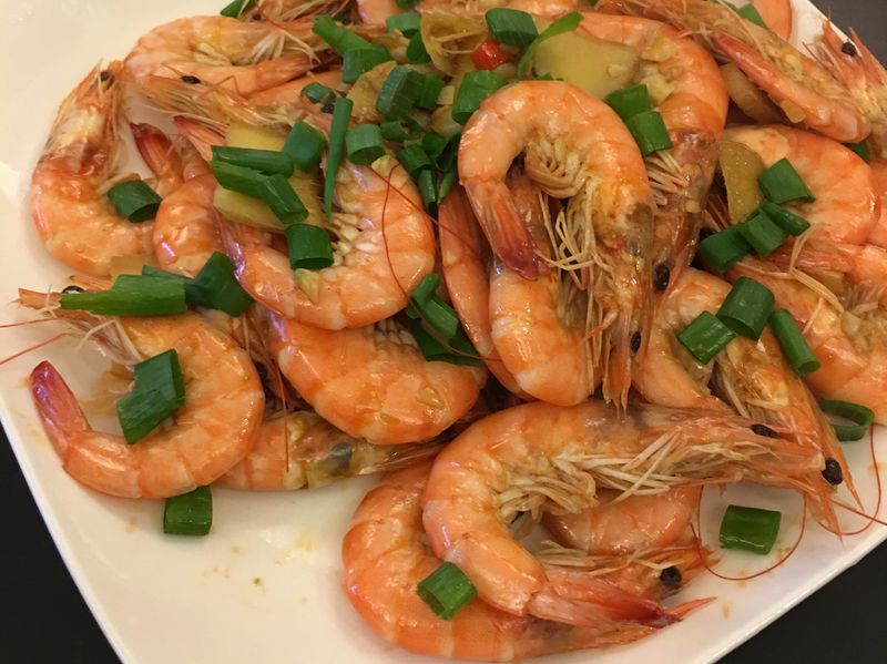 麻油香辣蝦（黃俊推薦）