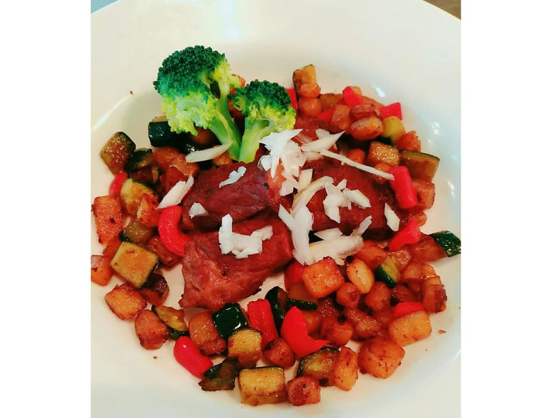 香煎馬鈴薯牛肉
