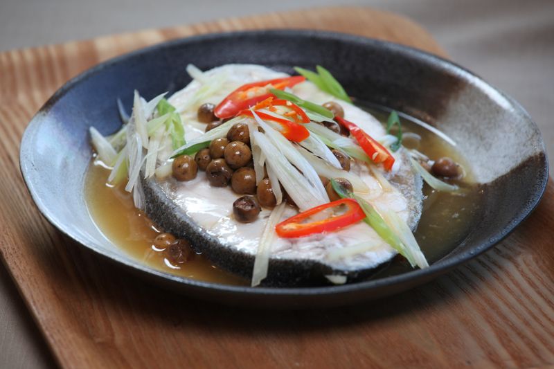 安永新春料理募吉大賽-清蒸破布子海鱺