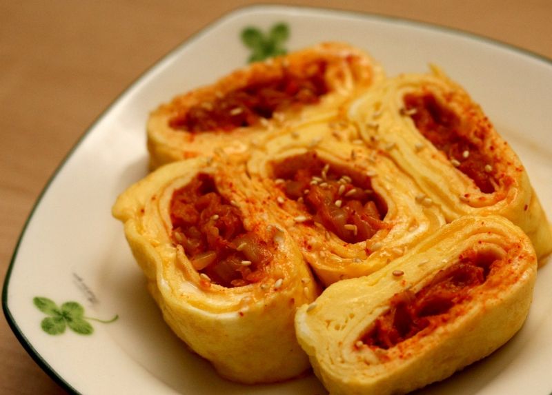 【深夜食堂】泡菜玉子燒