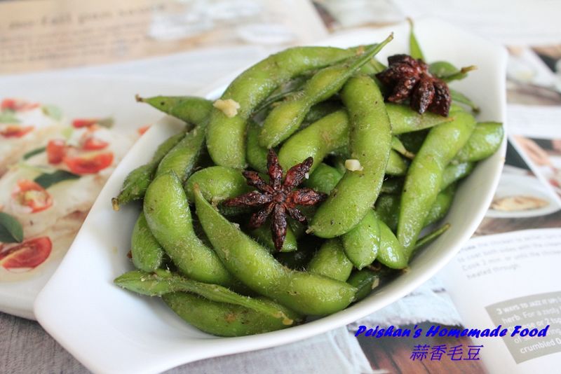 蒜香毛豆