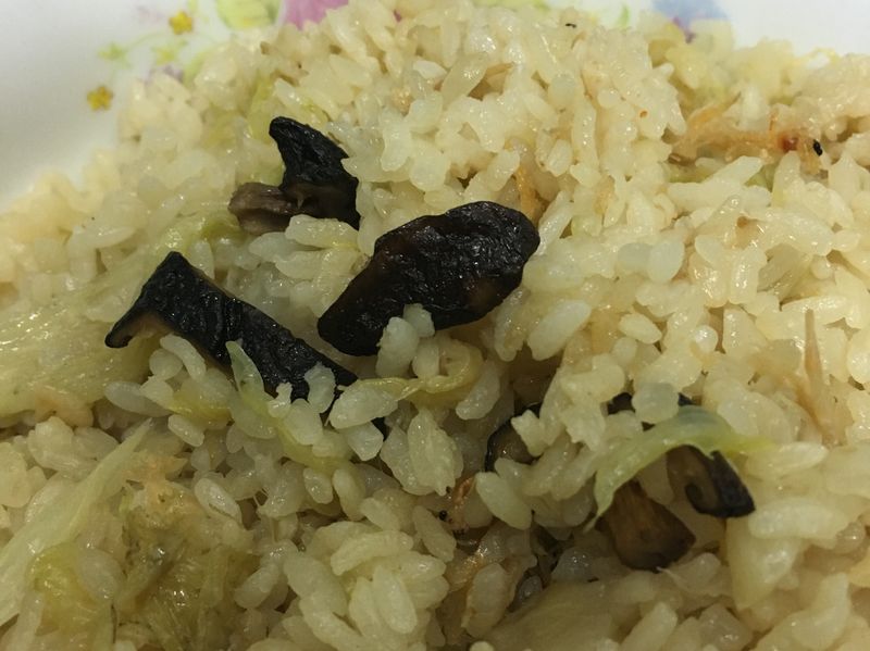 電鍋高麗菜飯